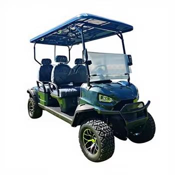 8 Person Electric Heavy Load Strong Frame King Golf Cart with High Efficiency Motor 70-90km Range for Industrial Park