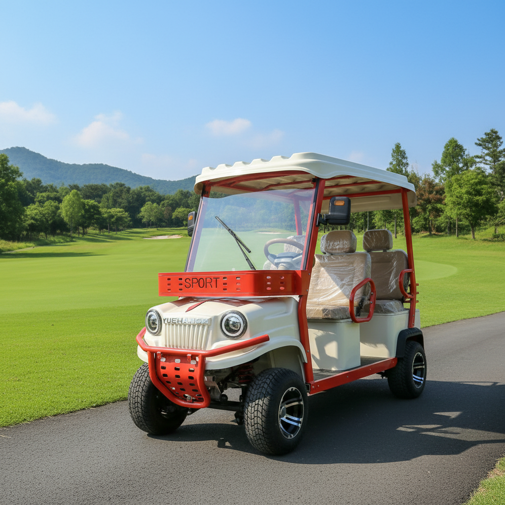 Rugged Electric Golf Buggy Designed for Hills, Sand, Grass and Rough Terrain, Stable, Smooth and High Torque Performance