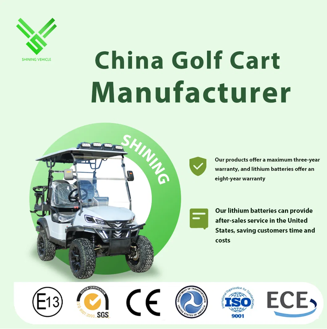 Lifted Electric Club Car Utility Off Road Buggy