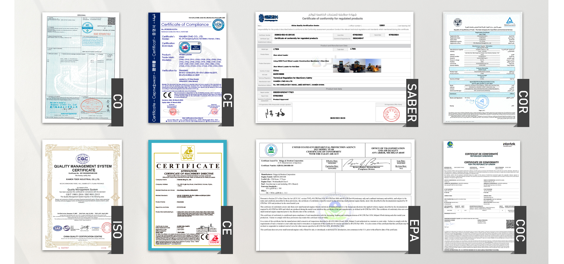 Product Certificates