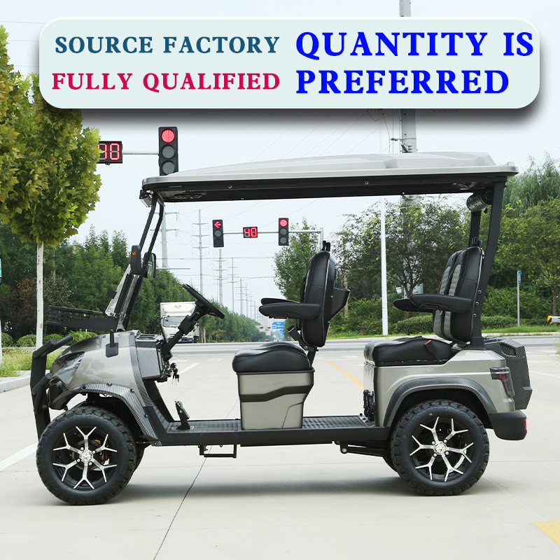 New Style Battery Solar 6 Seaters Off-Road Electric Golf Cart Buggy Street Legal