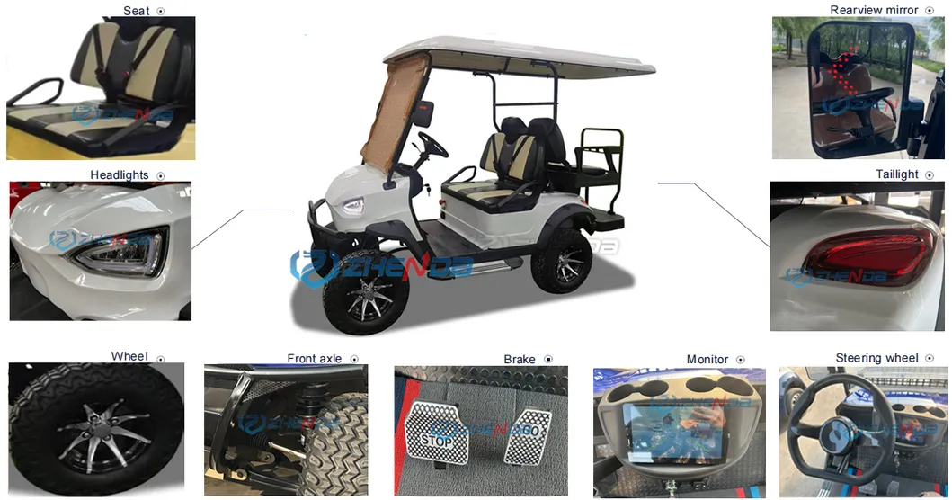 Electric Golf Cart Electric Four Wheel Club Car Golf Cart