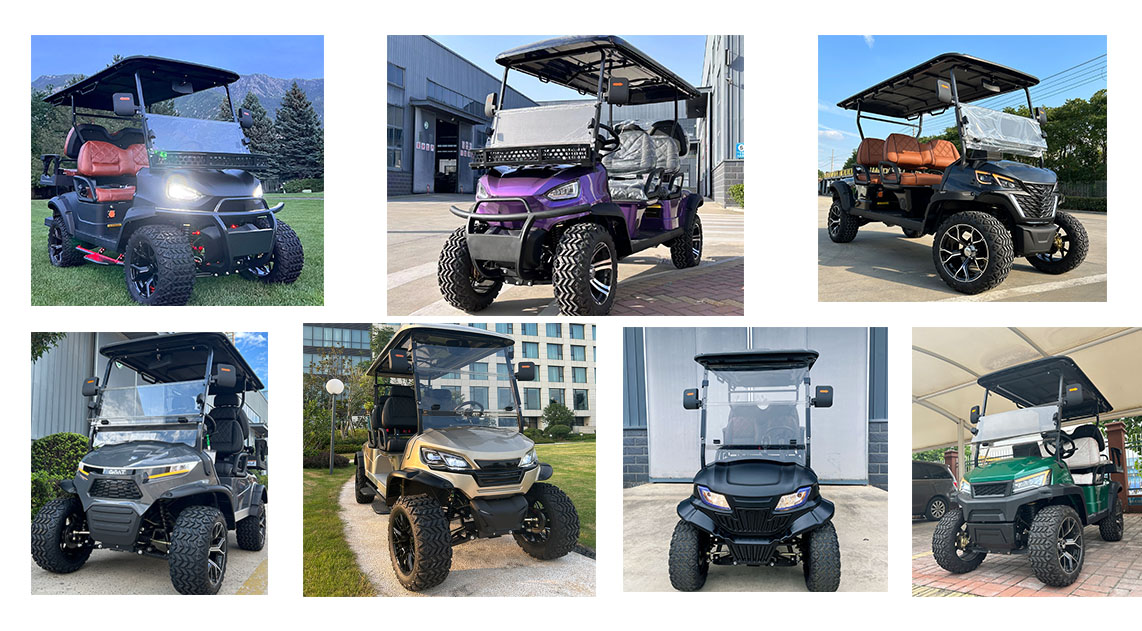 Electric Golf Cart Front Angle