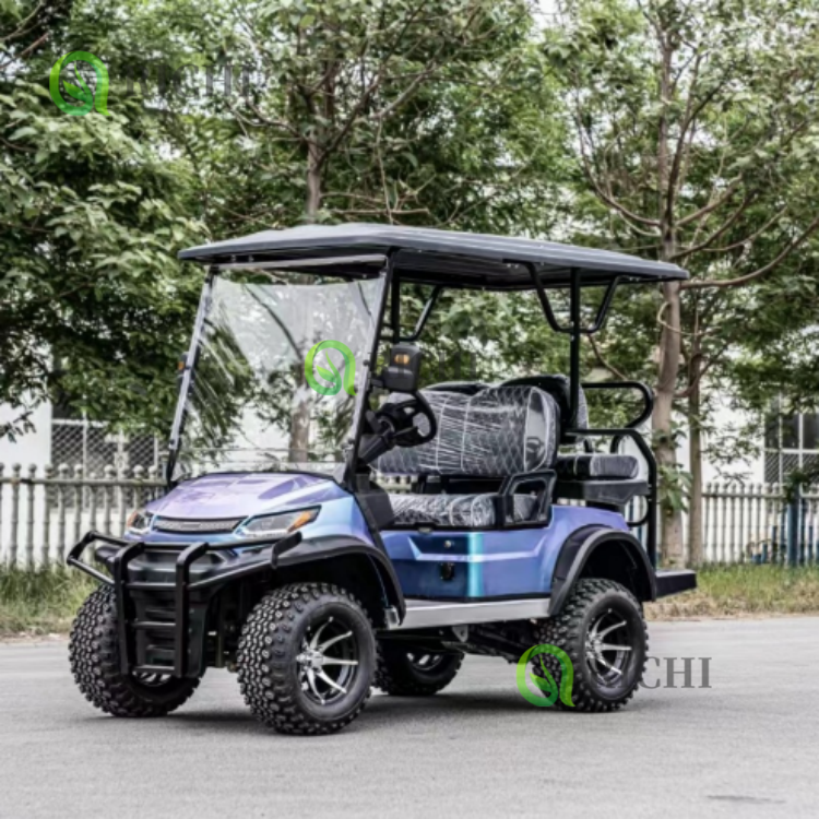 Strong Climbing Off Road Golf Cart with High Torque Motor and Heavy Duty Suspension for Mountain Areas