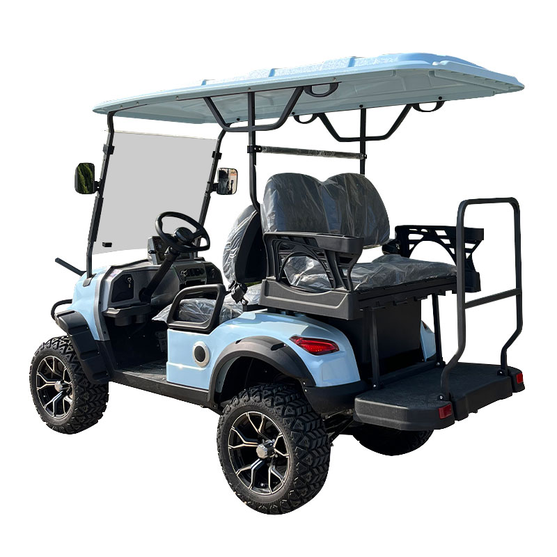 Kinghike Professional 72V 4-Seater Off-Road Electric Golf Cart with Heavy-Duty Lift Kit and All-Terrain Performance