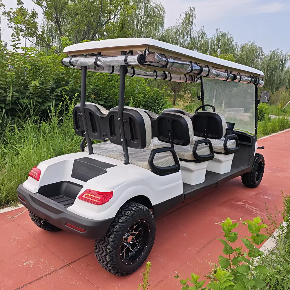 2025 Model Customizable Voltage 6-Passenger Luxury Electric Street Legal LSV Golf Cart 70-90km Range Lithium Battery Premium