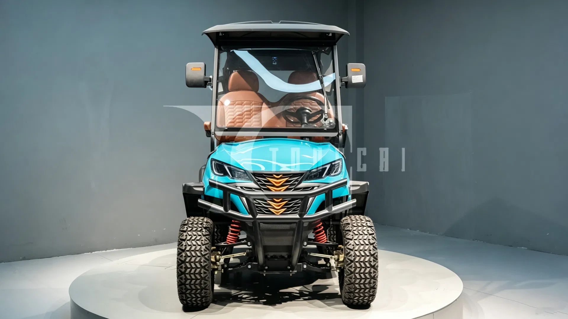 4-Passenger Custom Electric Vehicle Tailored Seat Upholstery, Choice of Materials & Stitching, Premium Comfort & Style Electric Golf Cart