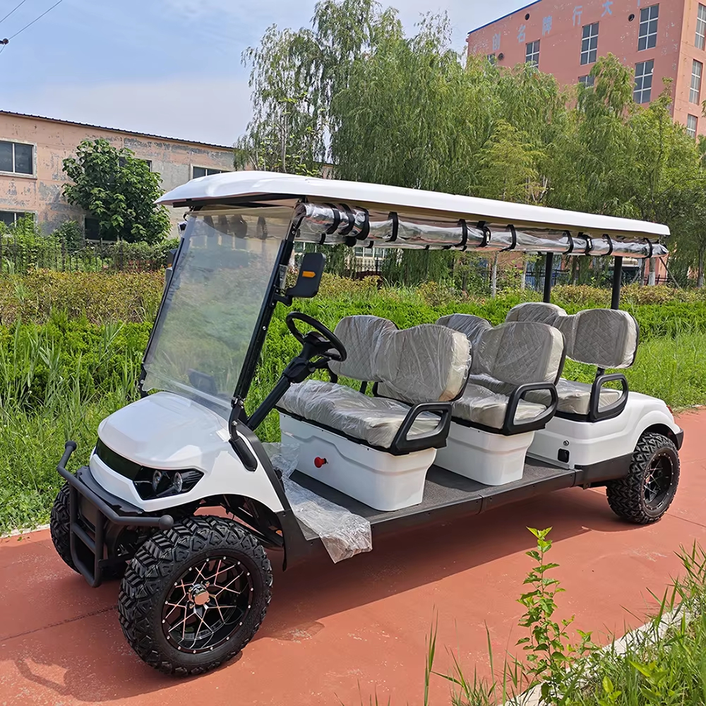 2025 Model Customizable Voltage 6-Passenger Luxury Electric Street Legal LSV Golf Cart 70-90km Range Lithium Battery Premium