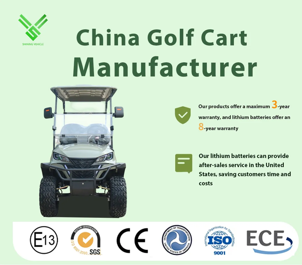 Electric Gasoline Golf Cart Specs