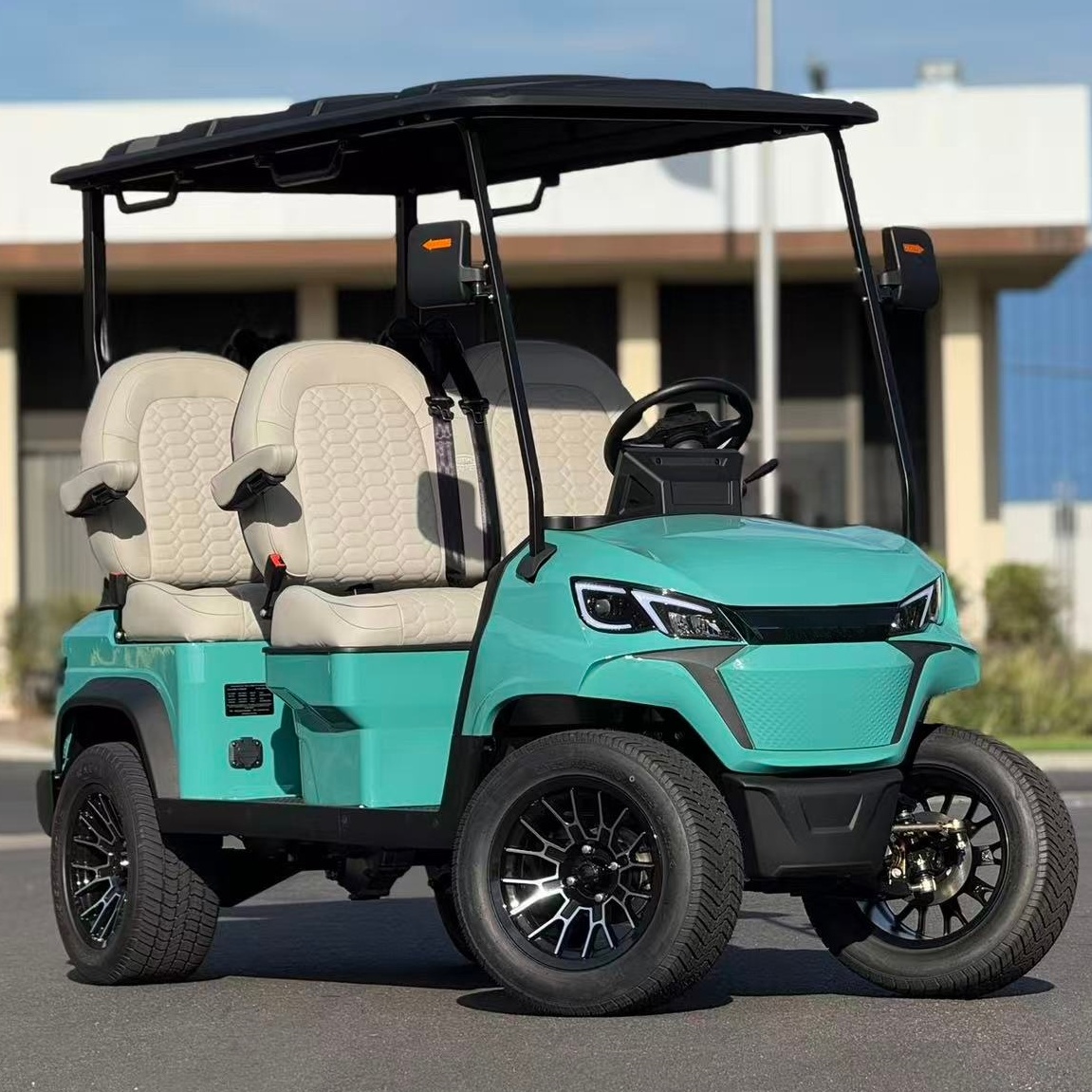 72V Lithium Electric Golf Cart LSV Ready Street Legal Low Speed Vehicle for Community Use