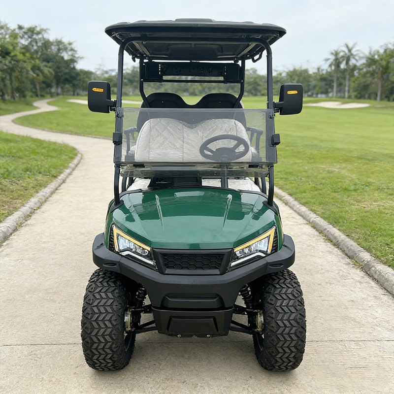 WOLAN Direct Supply Electric 48V-150ah High Torque 4 Seater Lifted Golf Cart Steel Chassis 70-90km Range for Mud Trail Challenge