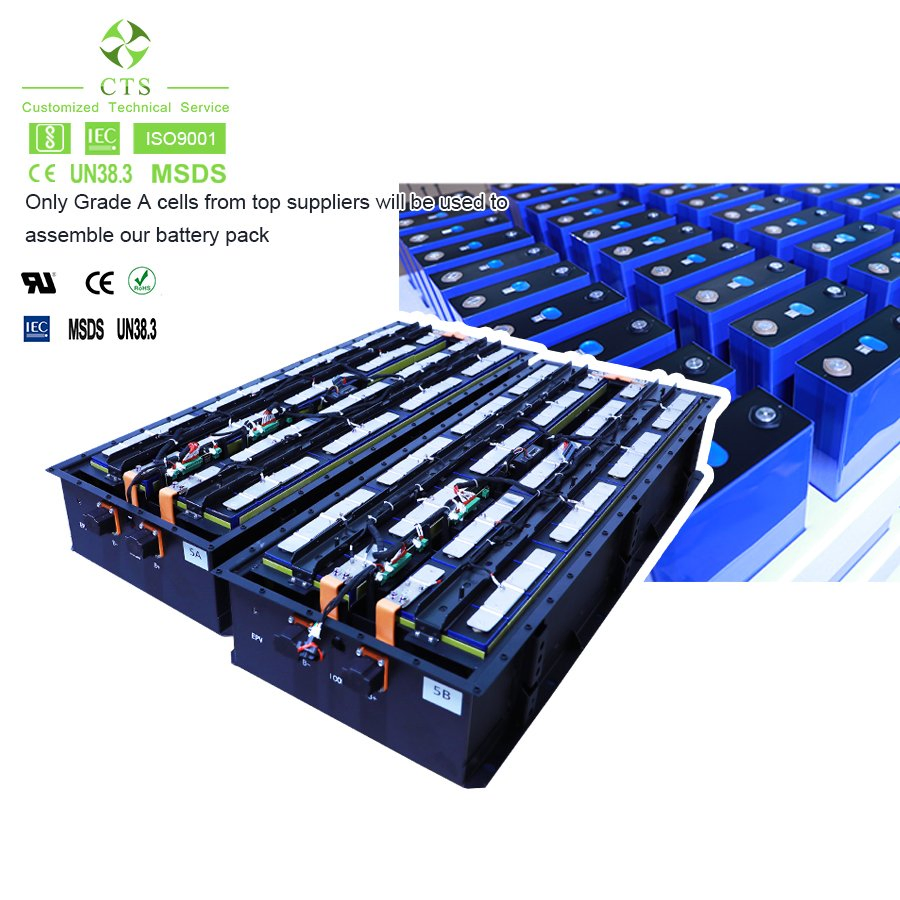 Deep Cycle OEM ODM 25kwh 96V Lithium Ion Modular Battery System with BMS for Marine 96V Power Motor