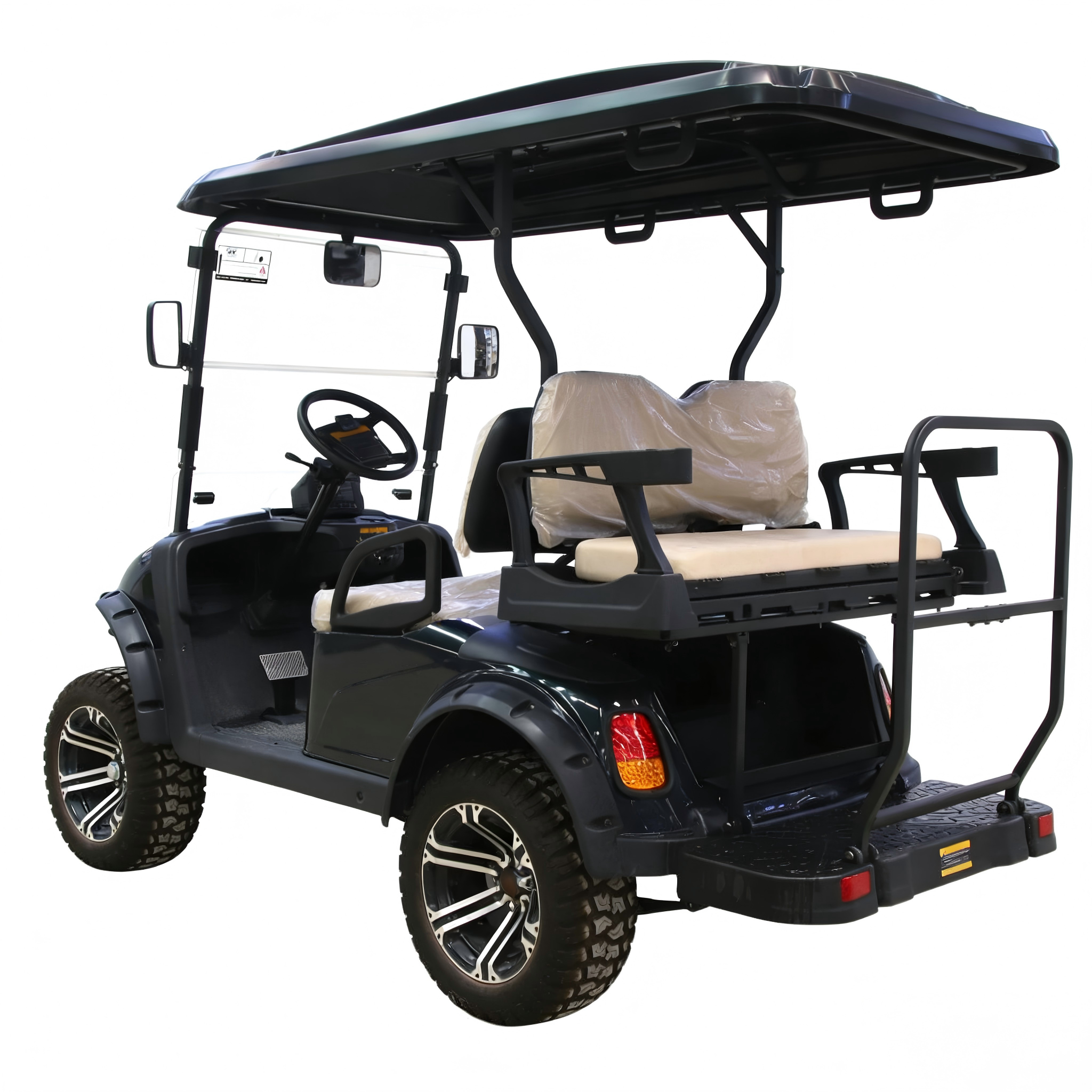 Off-Road Motorcycles - Comparable Torque From an AC Motor in This Heavy-Duty Steel Golf Cart