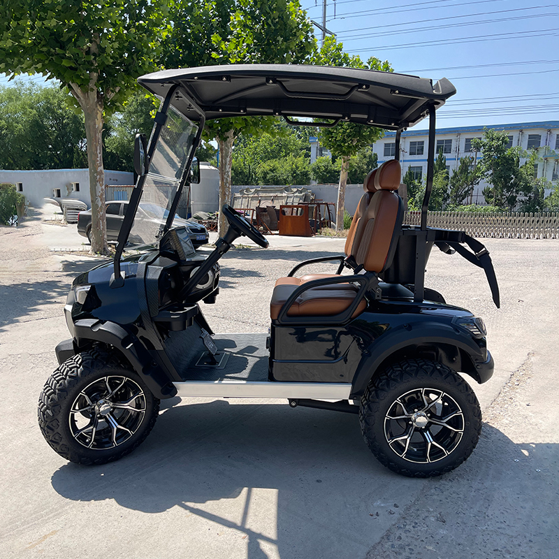 Electric 72V Aluminium Golf Cart 2 Seater Off-Road Buggy CE Certified 30-50km/h Speed 70-90km Range for Garden Villa Hunting