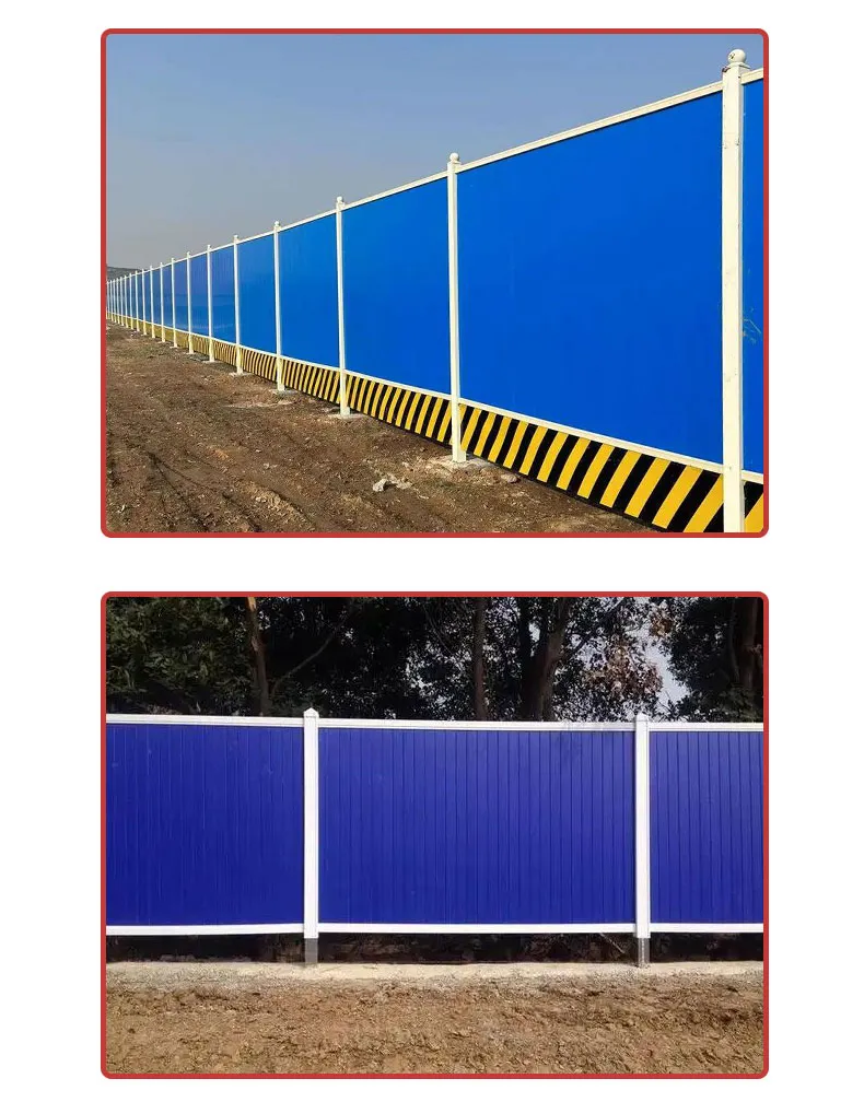 Quick Assembly Construction Hoarding Modular Fence System for Emergency Construction Projects