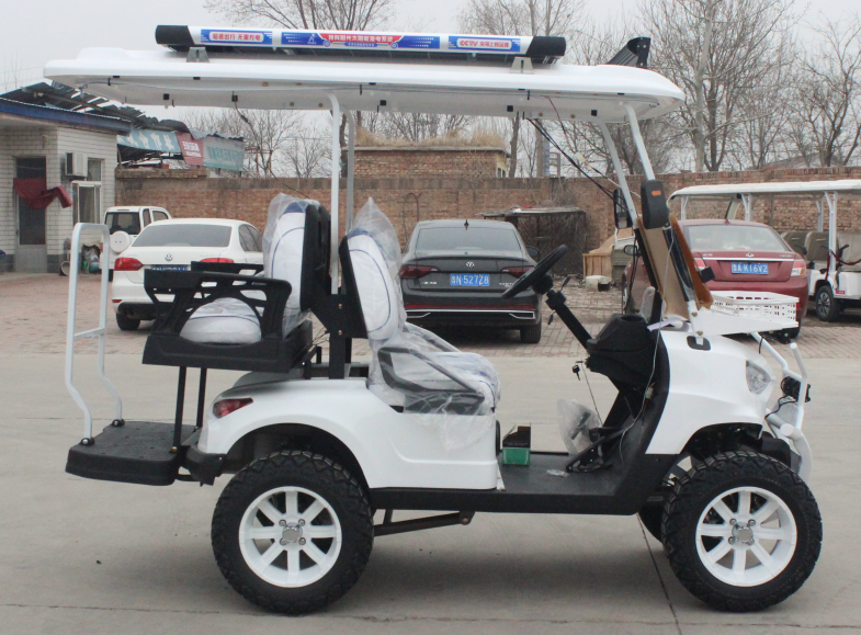 Sharefer Golf Cart Electric Vehicle Golf Cart 2+2 Seater Off Road Golf Cart with Solar Panel for Sale