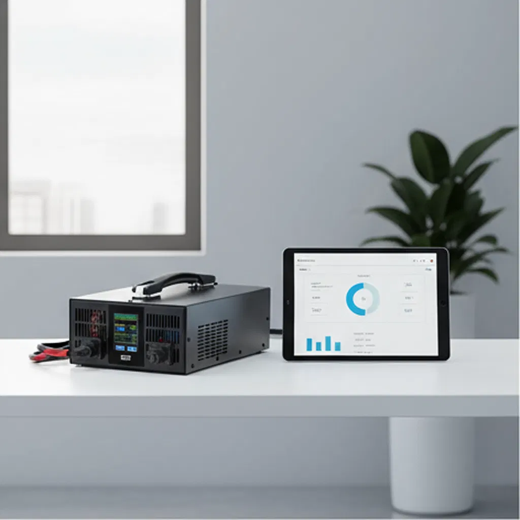 Portable LCD Display for 72V Lithium Battery Systems