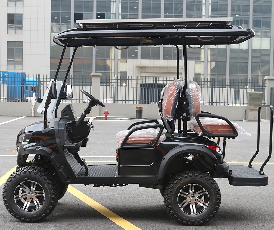 Lvzo Ride Comfort: Electric Golf Cart with Shock- Absorbing Suspension