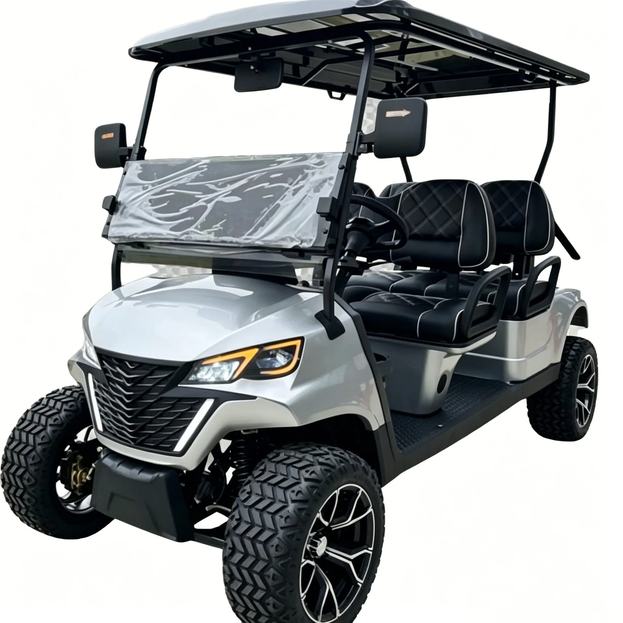 Tongcai &amp; Kepler 4-Passenger Custom Electric Vehicle Tailored Seat Upholstery, Choice of Materials &amp; Stitching, Premium Comfort &amp; Style Electric Golf Cart