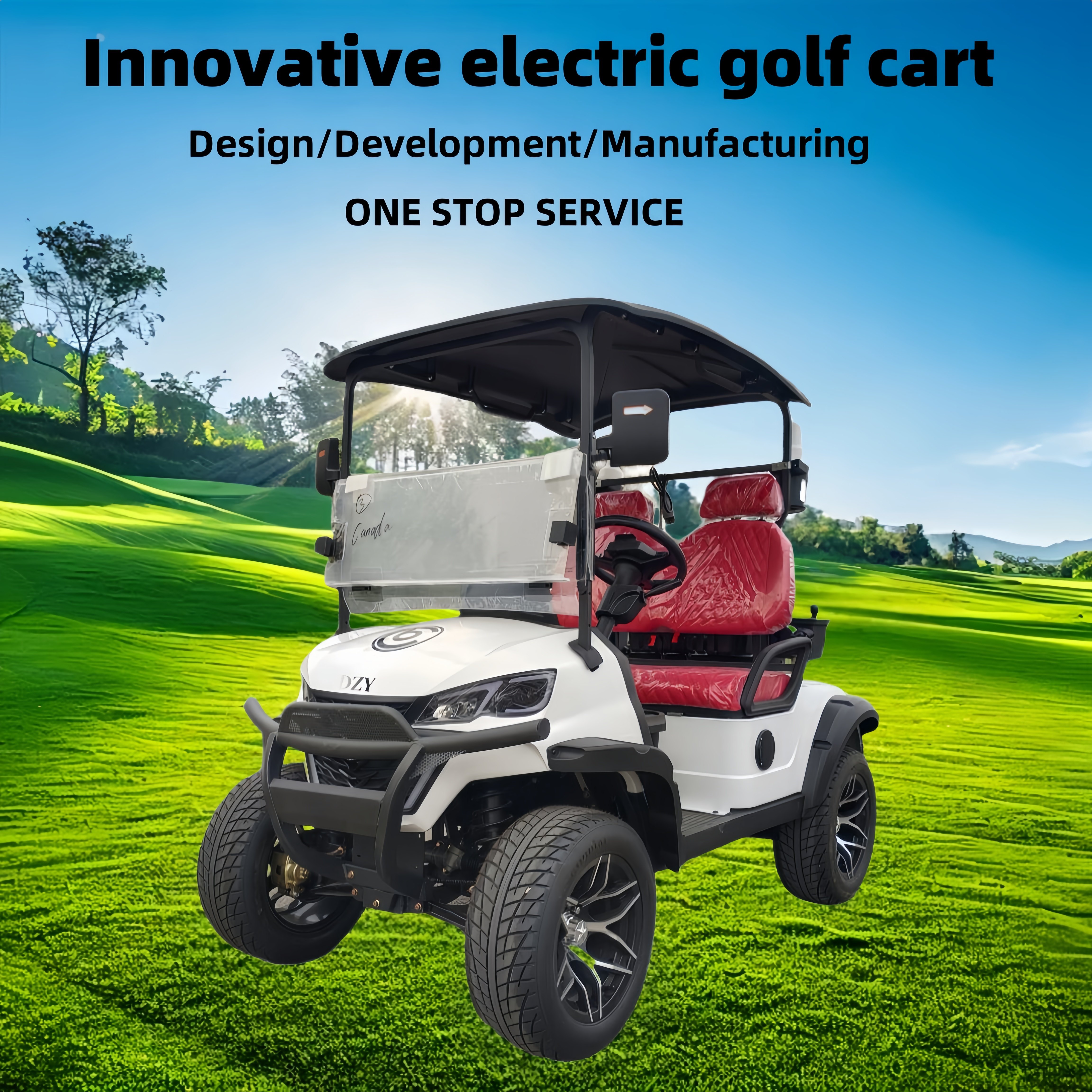 Electric Golf Cart Banner