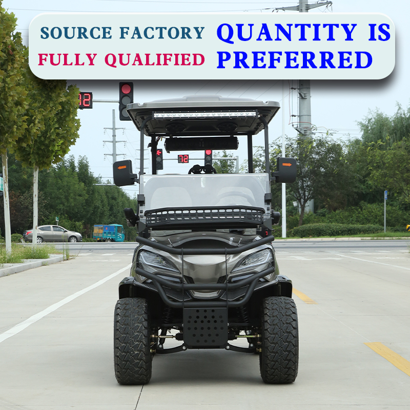 New Style Battery Solar 6 Seaters Off-Road Electric Golf Cart Buggy Street Legal