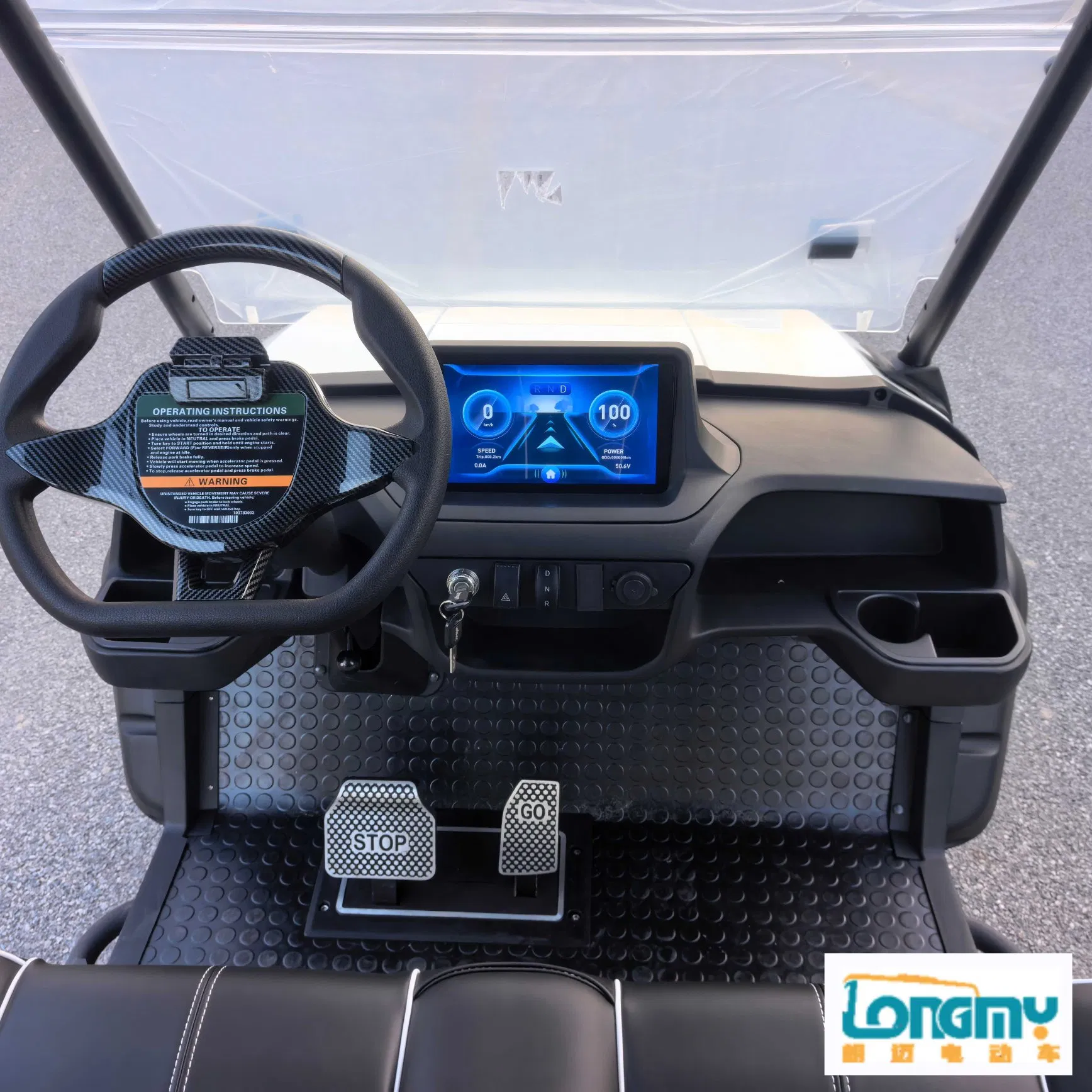 Eco-Friendly 48V AC Electric Golf Cart for Stylish Golfing