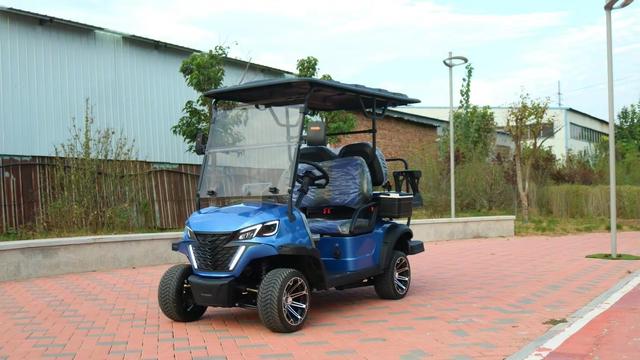 GLHF Golf electric cart full vehicle showcase on golf course