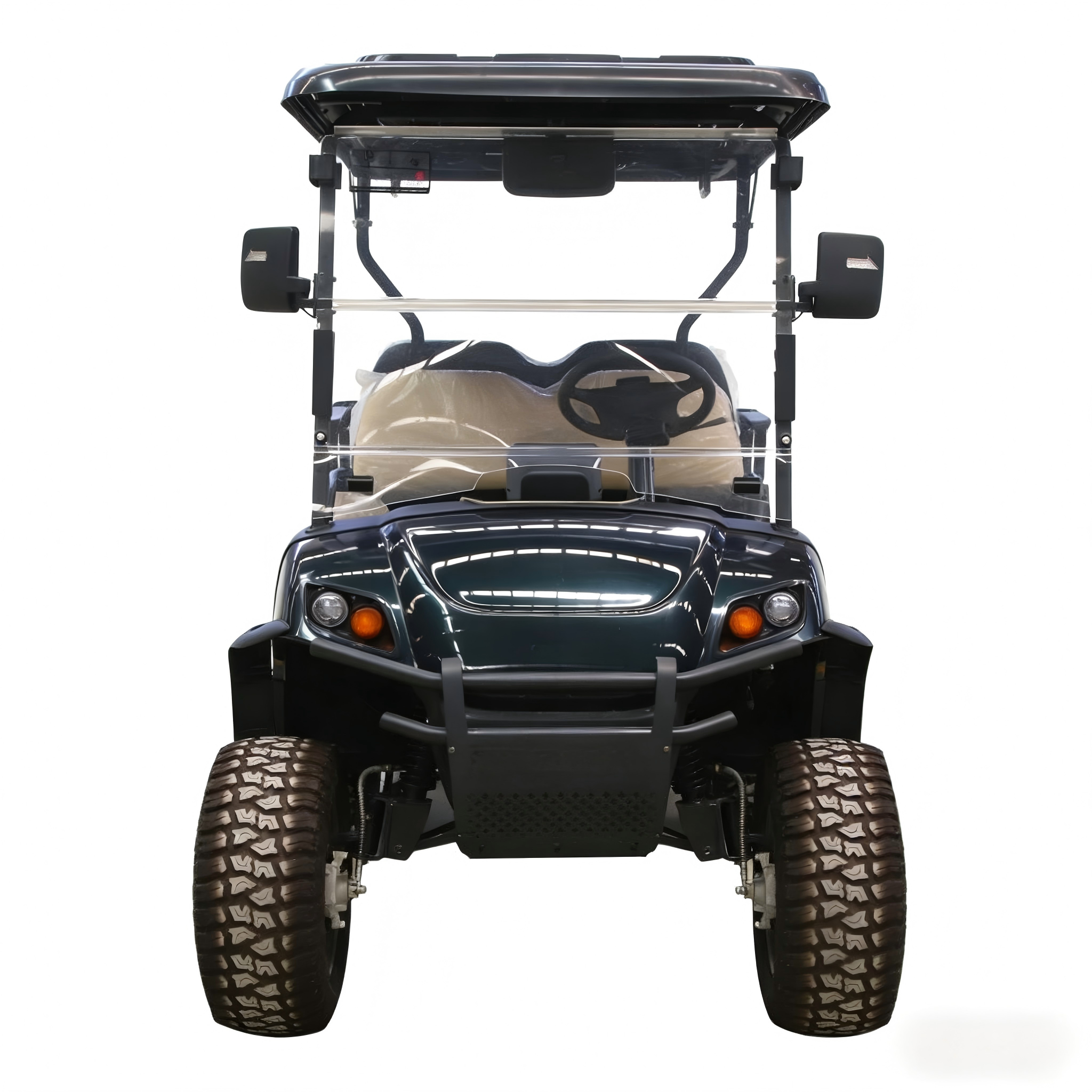 Off-Road Motorcycles - Comparable Torque From an AC Motor in This Heavy-Duty Steel Golf Cart