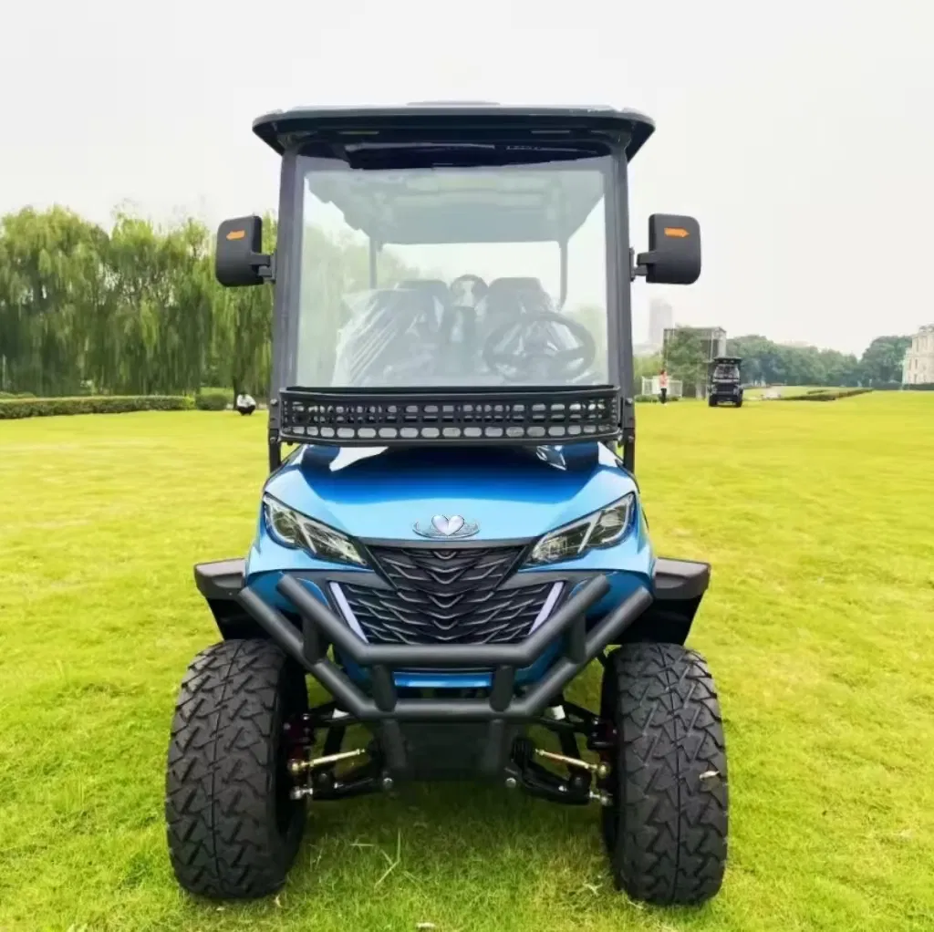 Tongcai &amp; Kepler 2+2 Seater All-Weather Enclosed Golf Buggy Wiper Equipped, Weatherproof Cabin, Ideal for Rainy or Cold Climate Transport Electric Golf Cart