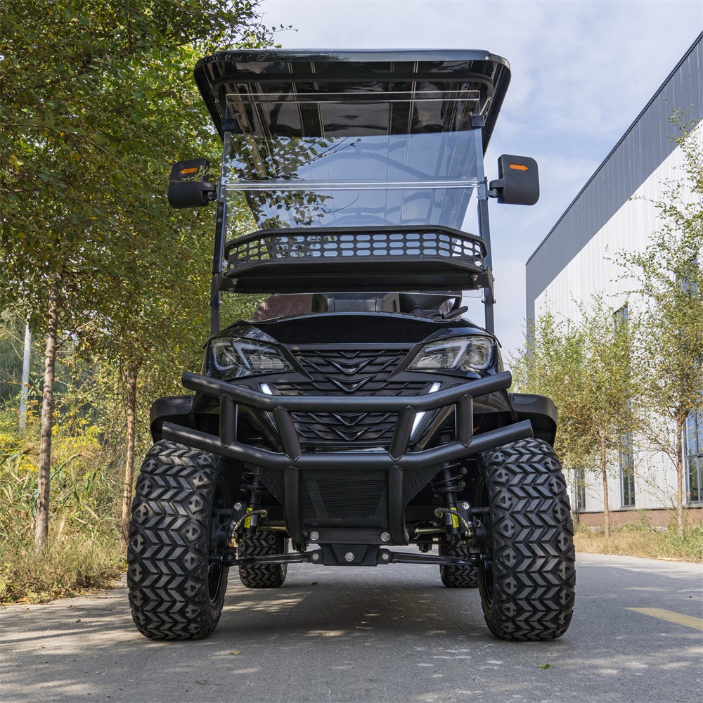Hot Selling 60V 100Ah Lithium Battery Electric Golf Cart 4 Stroke Engine 70-90km Range 6 Seater Street Legal LSV