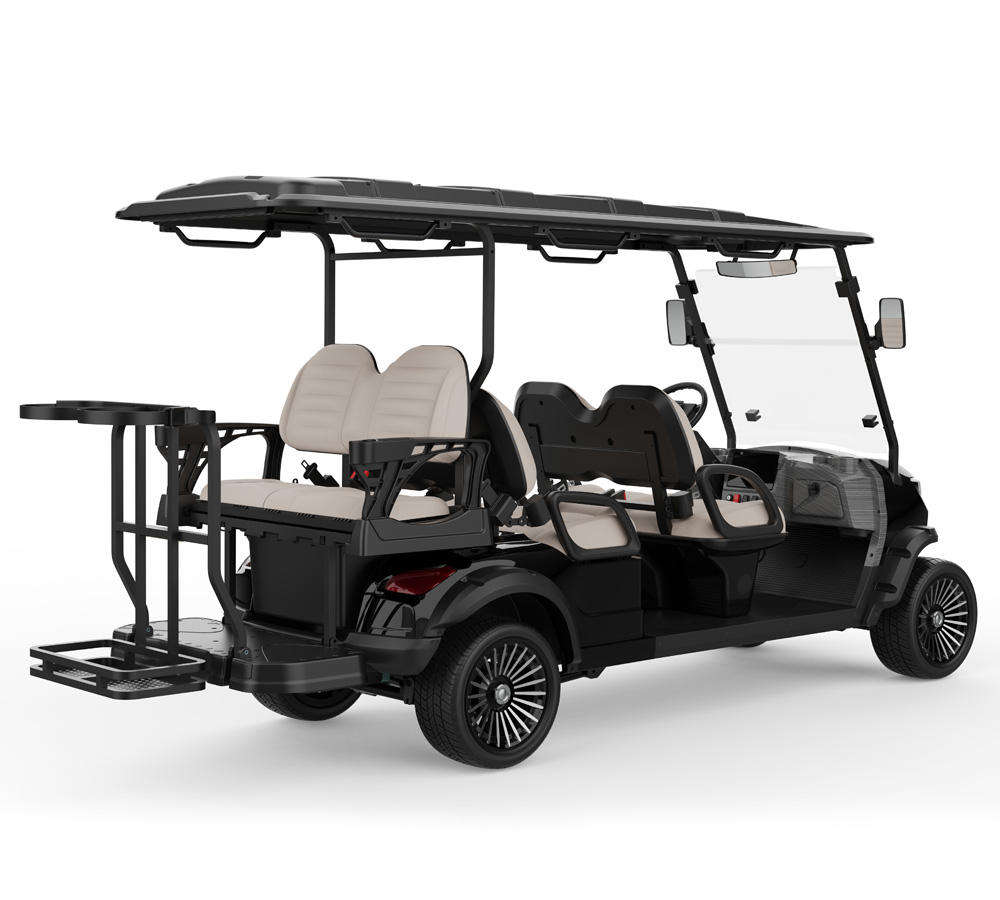 Outdoor Camp Electric Patrol Cart Commercial Fleet Golf Utility Car Low-speed Community Shuttle Golf Cart