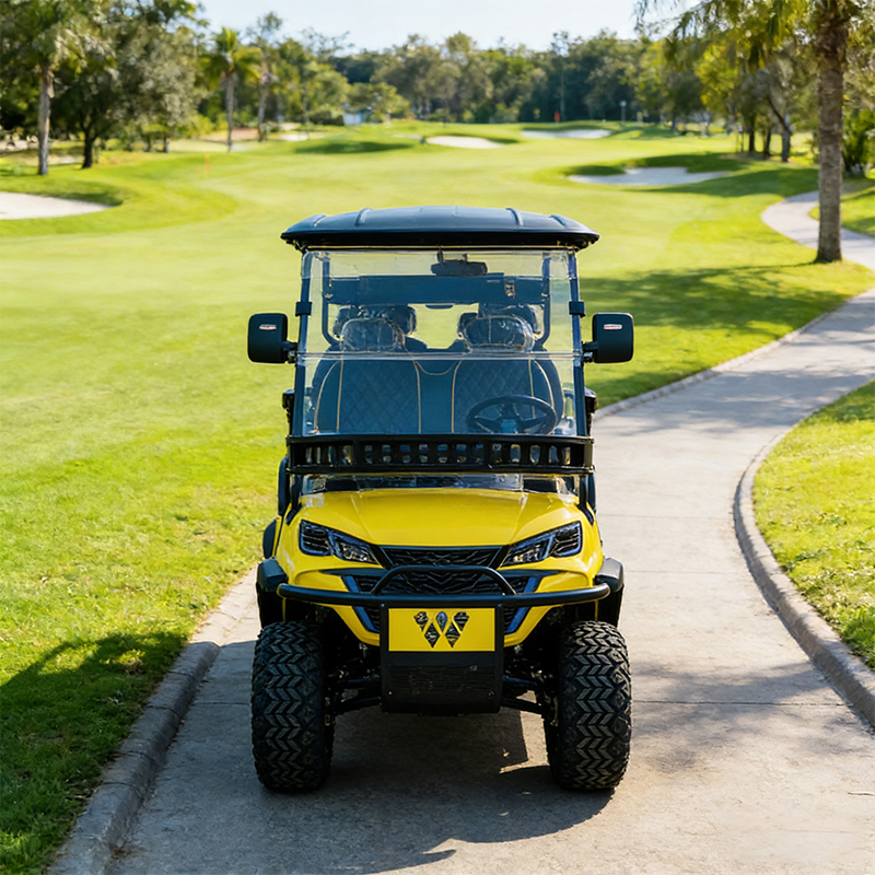 WOLAN Manufacturer Support Customization GPS Track 4 Seater Fleet Golf Cart for Rental Management