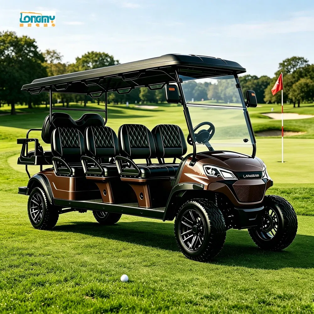 Lithium 6 Plus 2 Seater Electric Golf Cart for Villa Resort Shuttle