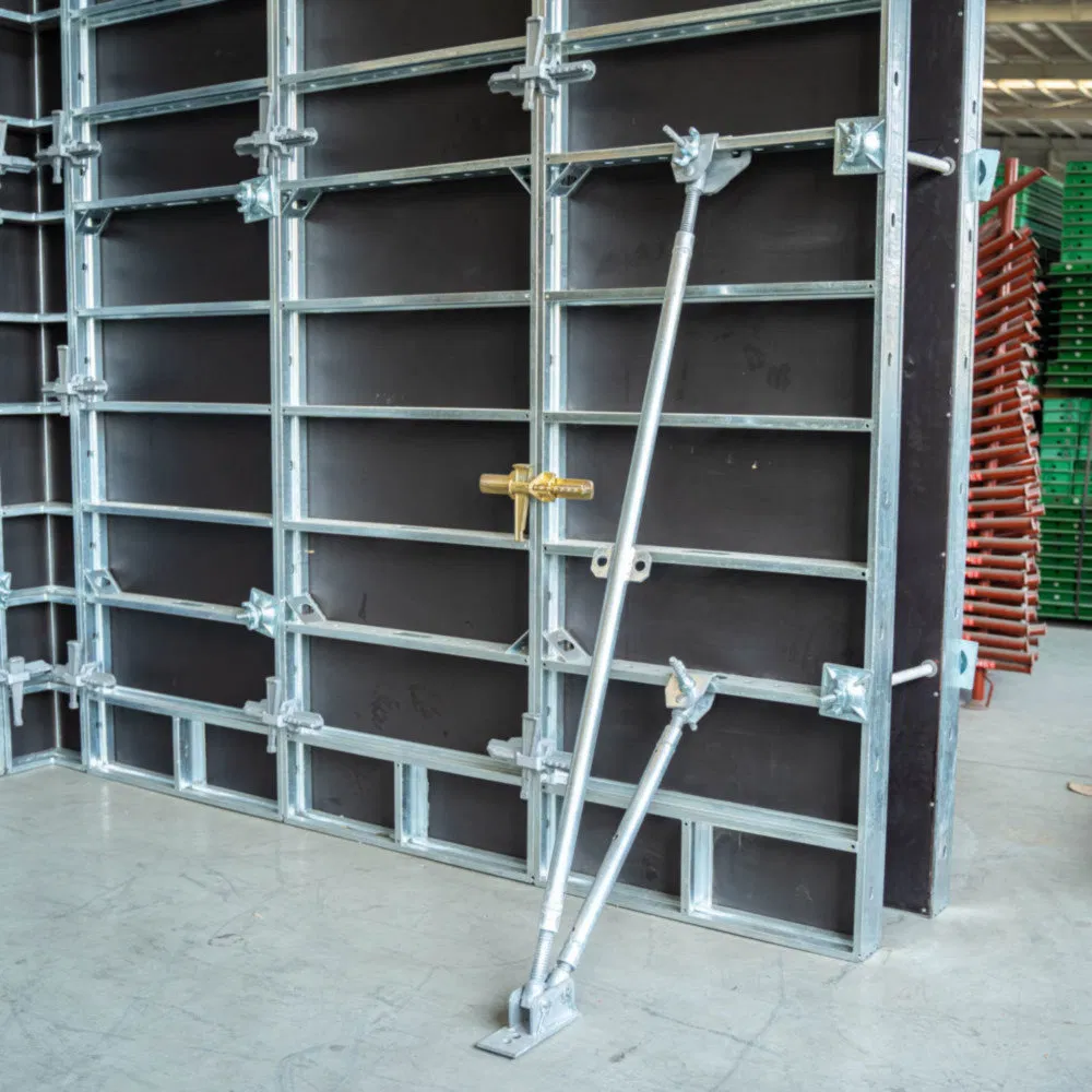 Compression Resistance Modular Panel Reusable Wall Formwork System for New City Development