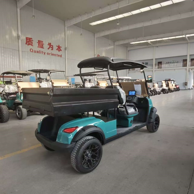Wholesalers China Cargo Utility Vehicle Off-road Scooter Buggy CE Certified New Design Mini Farm Truck 2024 Electric Golf Carts