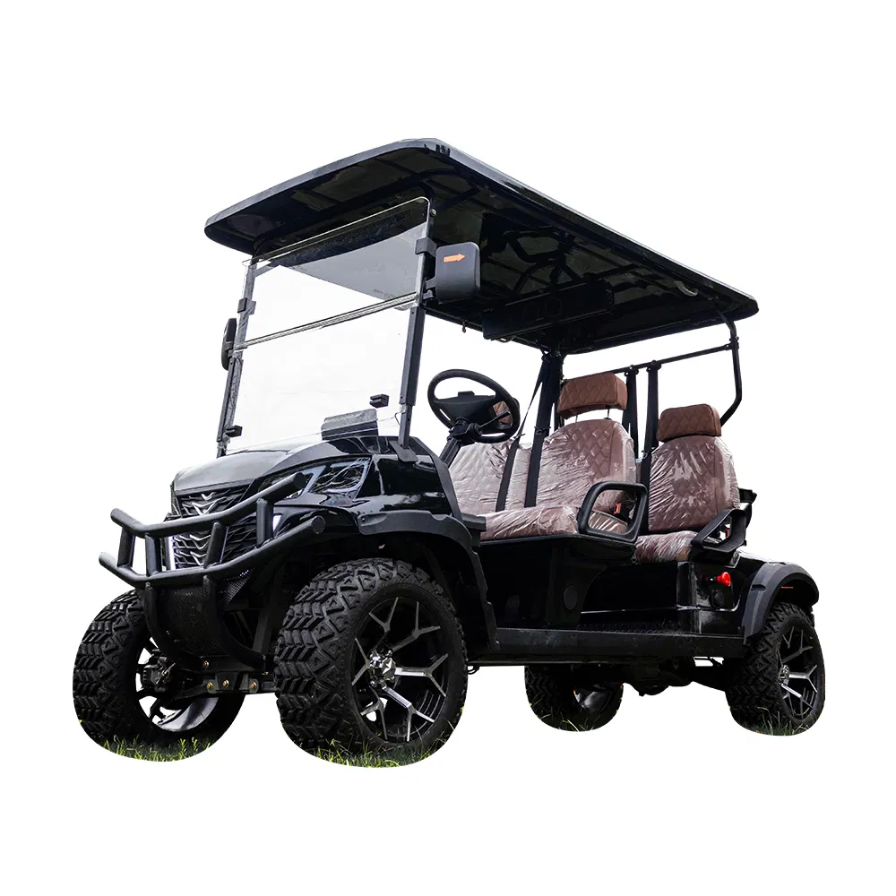 Hightop Golf Car Golf Club Golf Cargo Car AC Motor Utility Wheel 6 Seater Trolley Golf Course Electric Golf Buggies Cart Manufacturer
