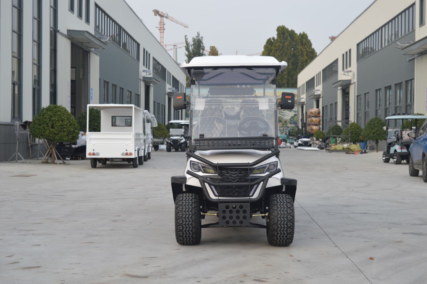 Luxury Design Long-range Battery Life 8 Seater Electric Golf Cart 72 Volt for Golf Courses Resorts Scenic Area Sightseeing