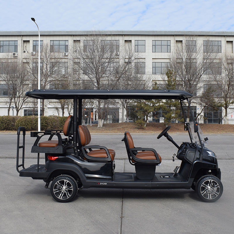 Off Road Street Legal 48V 72V Lithium Battery Electric Golf Cart 6 Seater Luxury Club Car Electric Golf Buggy