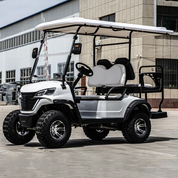 Electric Golf Cart Side View