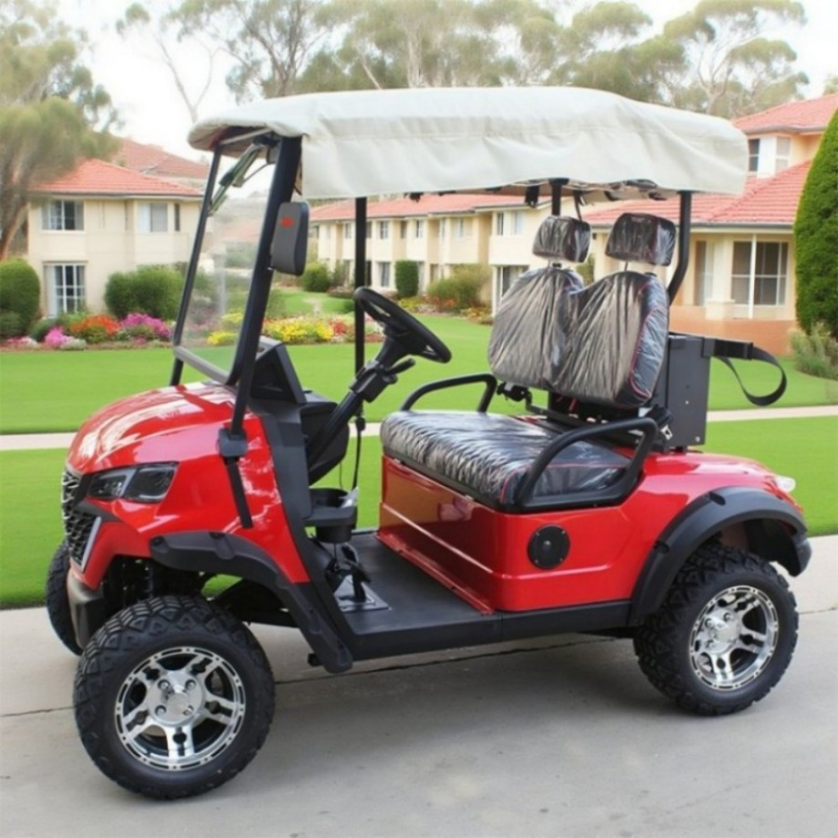 Hot Sale High Performance 2 Seater Electric Golf Cart 48V Battery Top Product Manufactured China 5kw Motor Steel Club Car