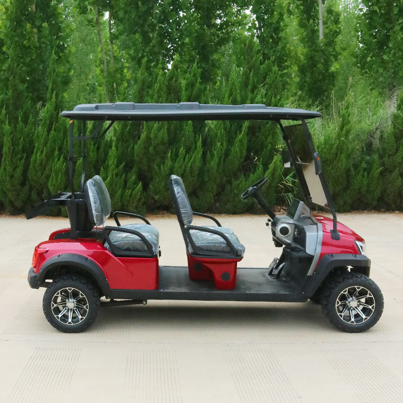 Low Speed New Energy Vehicles 4 Seater Electric Golf Carts Club Golf Scooter Lithium Battery Hunting Golf Buggy