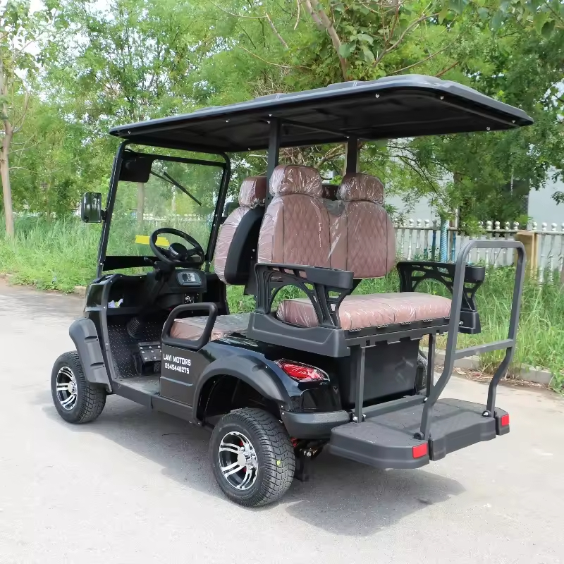 Heavy Duty 4x4 Electric Golf Cart for Rough Terrain Mountain Area with 5kw Motor 90km Range and EEC Certificate