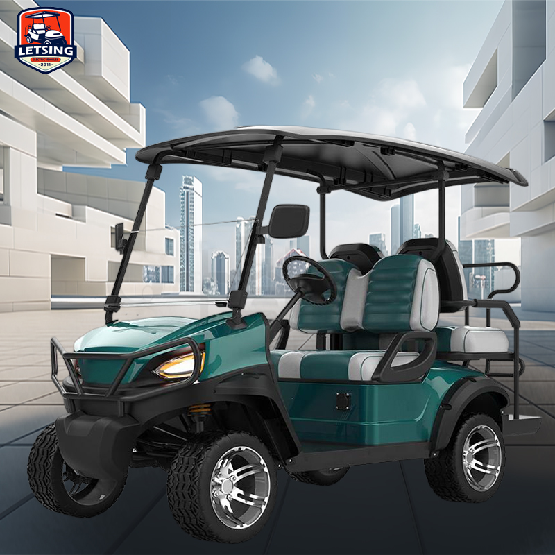 Luxury Street Legal 4 Seater Lithium Battery Electric Golf Cart 48V/72V LSV