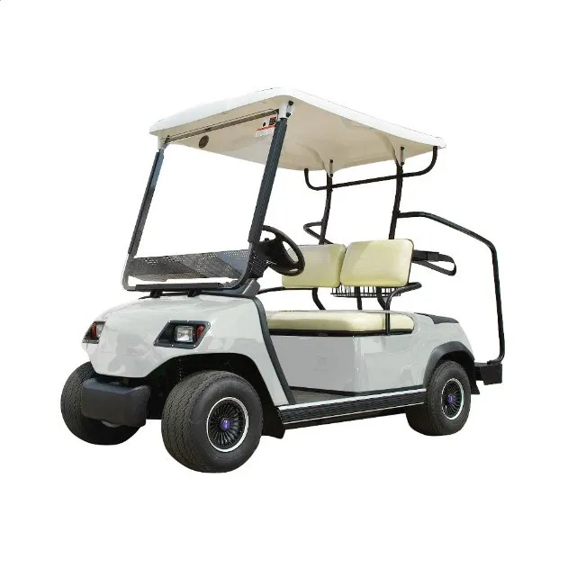 6 Seater Champagne Electric Golf Cart (LT-A4+2) , 48V/3.7kw Ce