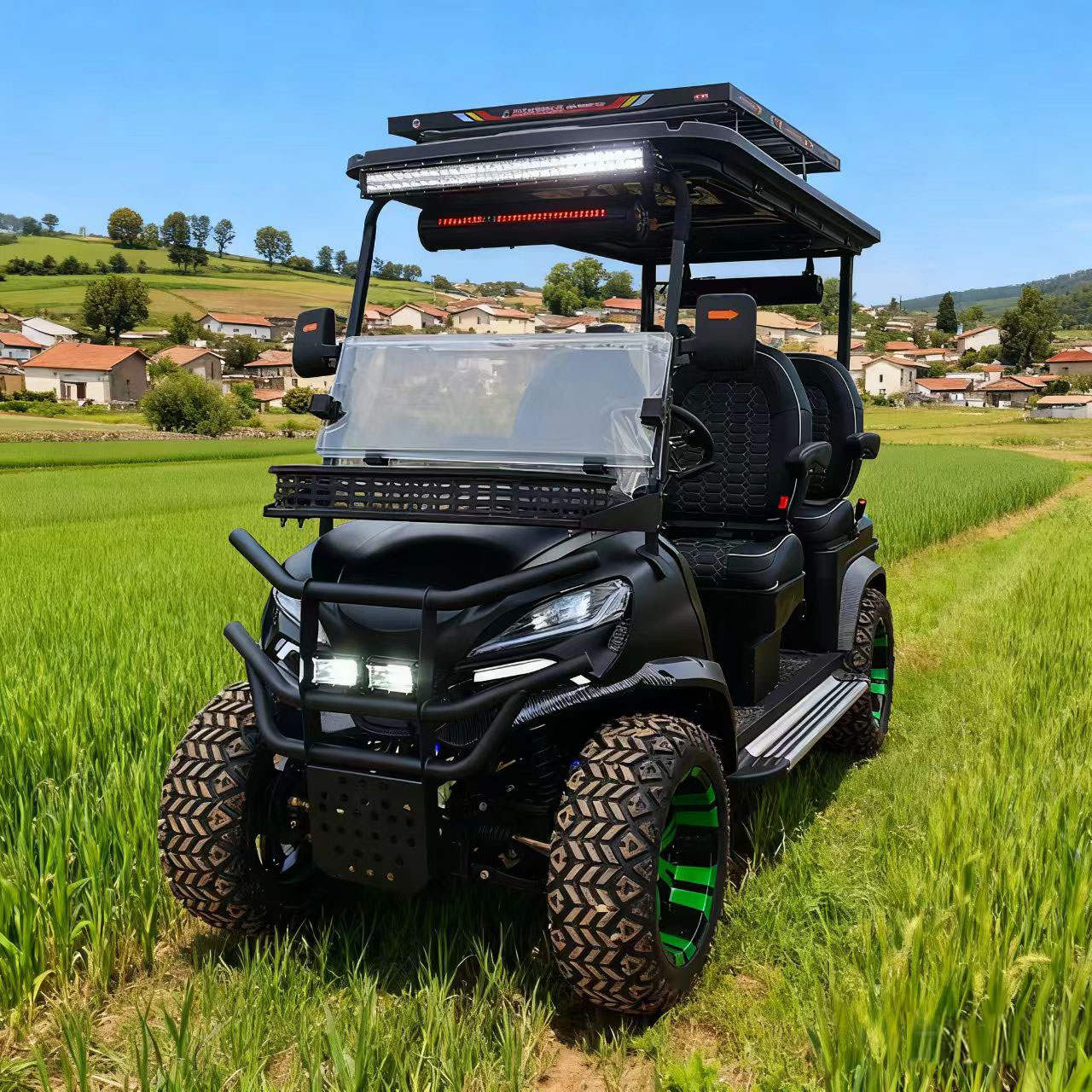 4-Passenger Utility Golf Cart | Gasoline/Electric for Resort &amp; Estate Use