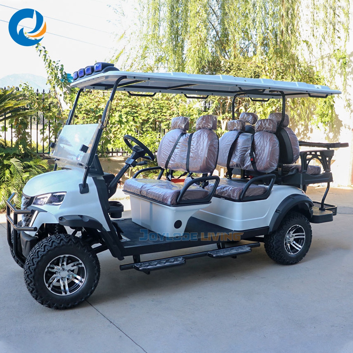Street Legal Kinghike New Design LSV Carro De Electrico Lead Acid Battery Metal Golf Cart 5KW AC Motor CE Certified 3-4 Seats