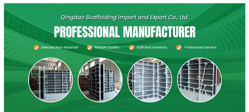 Compression Resistance Modular Panel Reusable Wall Formwork System for New City Development