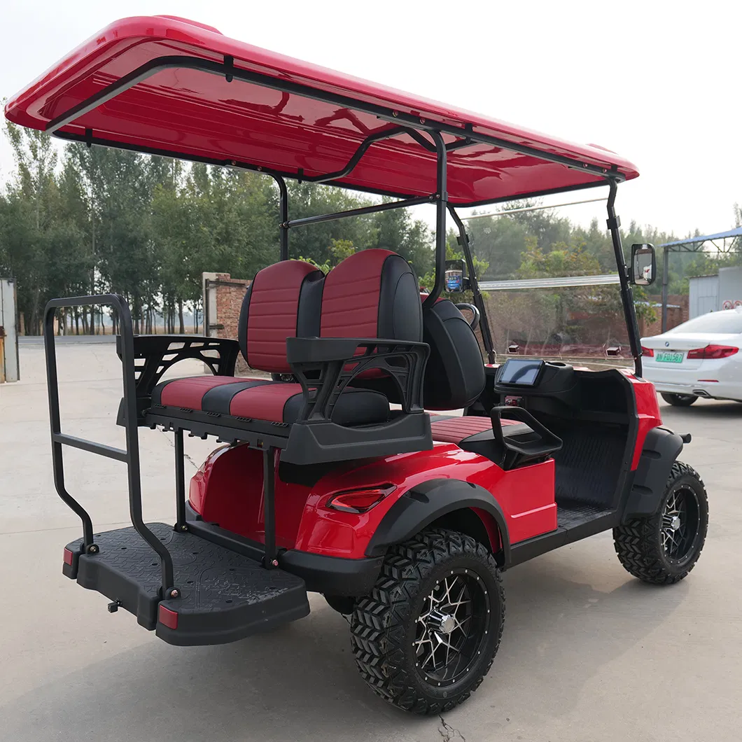 Golf Cart with 4 Seats, AC, and High-Speed Performance