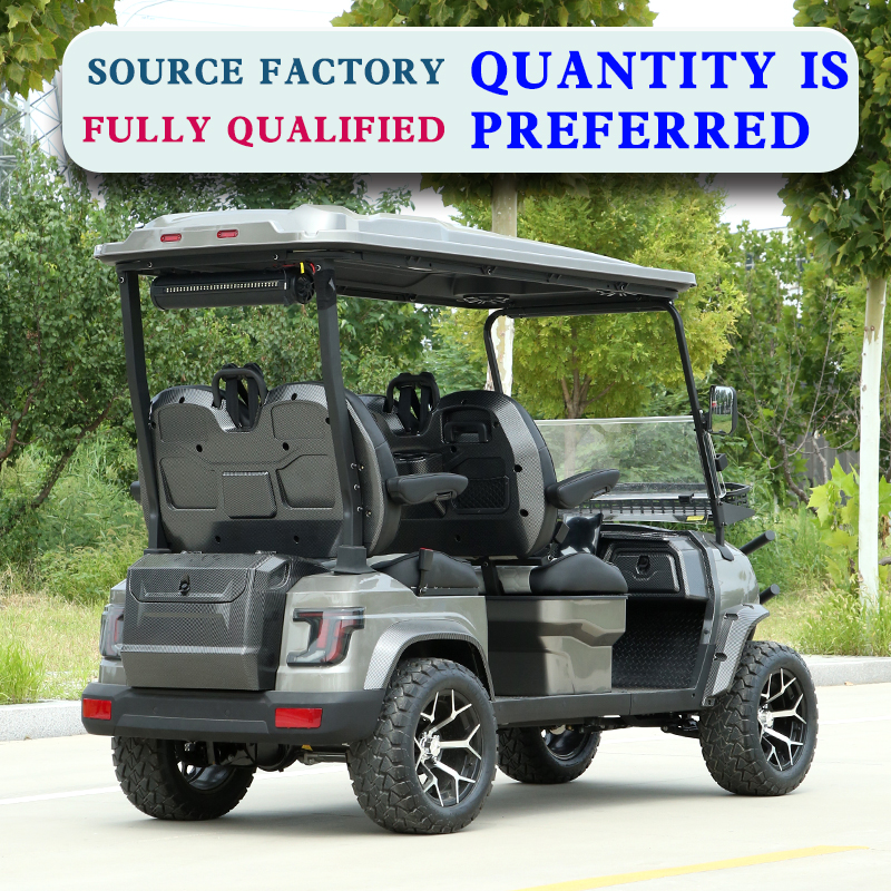 New Style Battery Solar 6 Seaters Off-Road Electric Golf Cart Buggy Street Legal