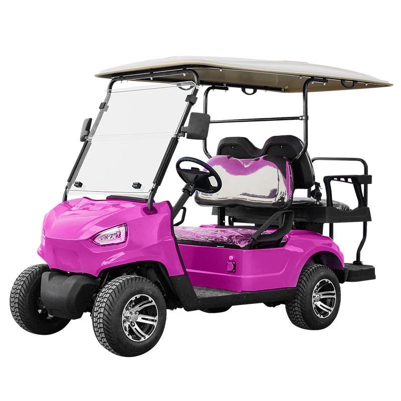 3500W Solar-Powered Four-Seater Golf Cart Eco-Friendly Electric Golf Vehicle